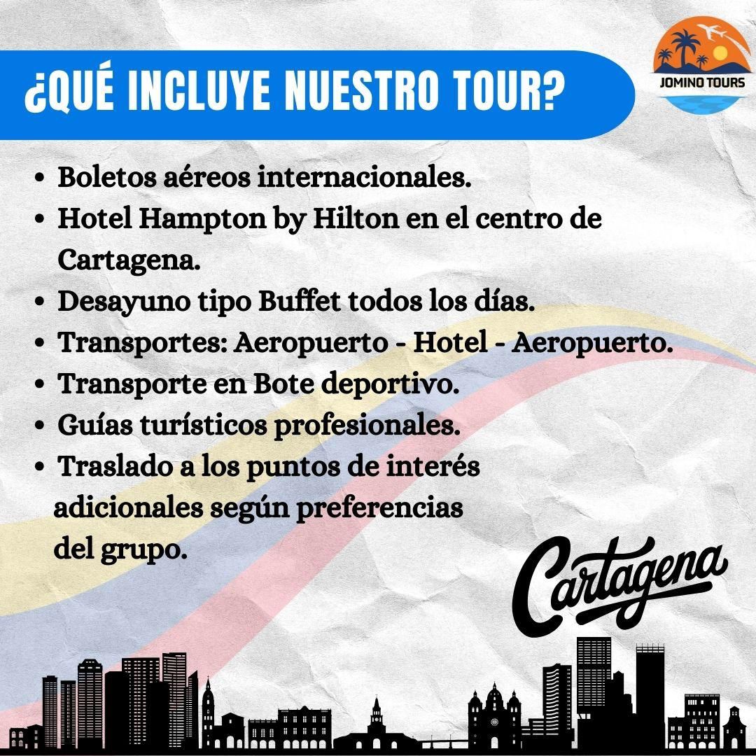 Incluye tour Cartagena