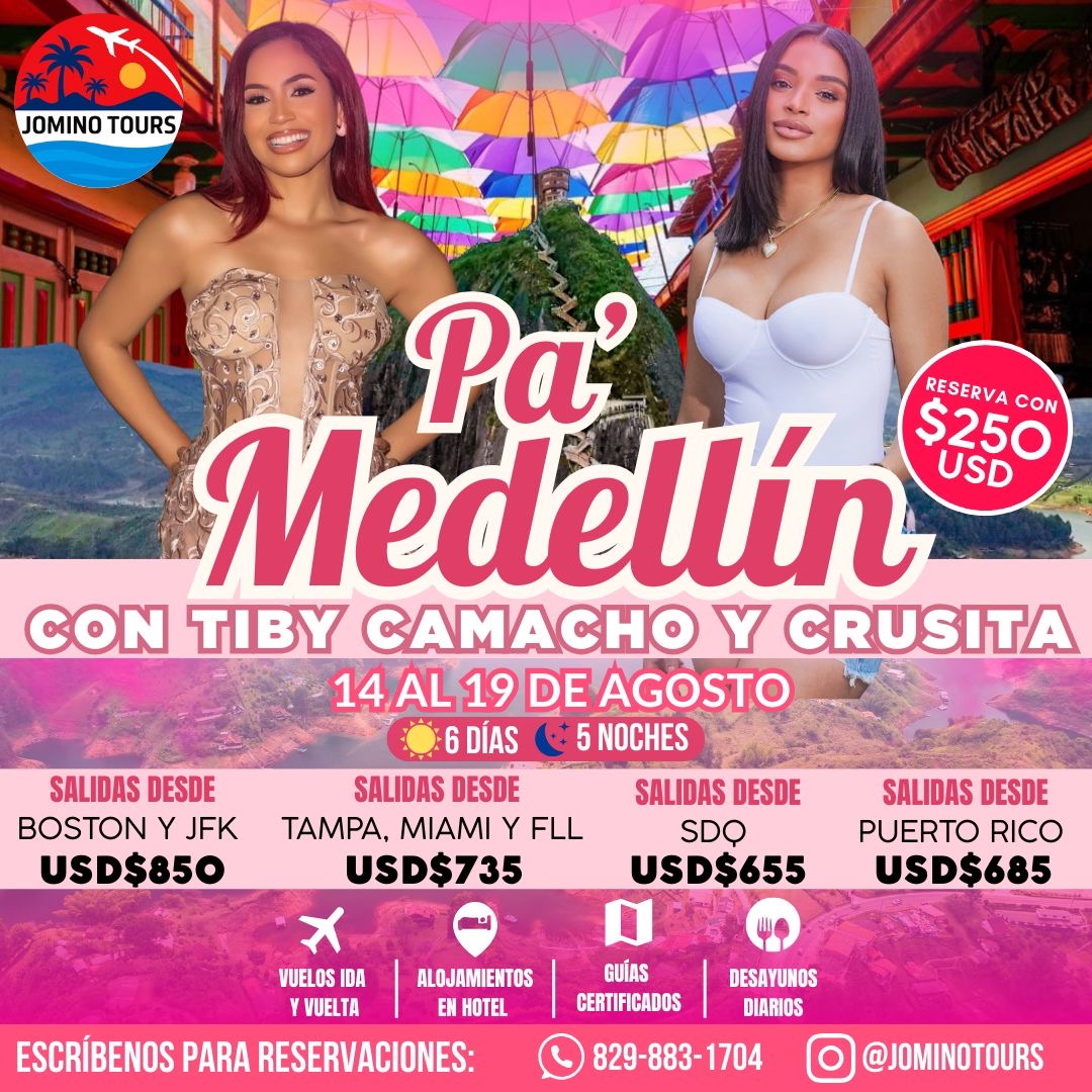 Tour Pa’ Medellín con Tiby y Crusita